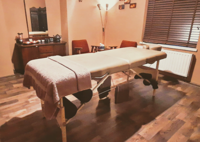 Wnętrze Retro Strefa - strefa masażu.