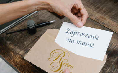 Zaproszenie na masaż – pomysł na prezent.